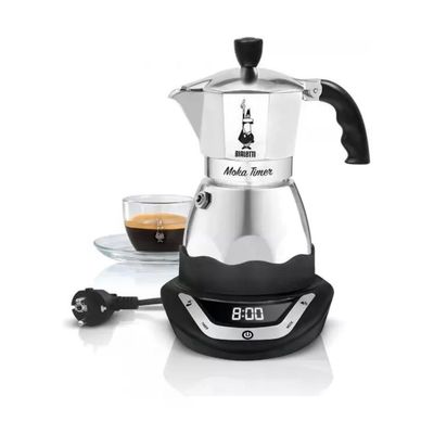 Bialetti 0006093 EAsy Timer Macchina da caffe' Moka Elettrica Automatica 6 Tazze 0