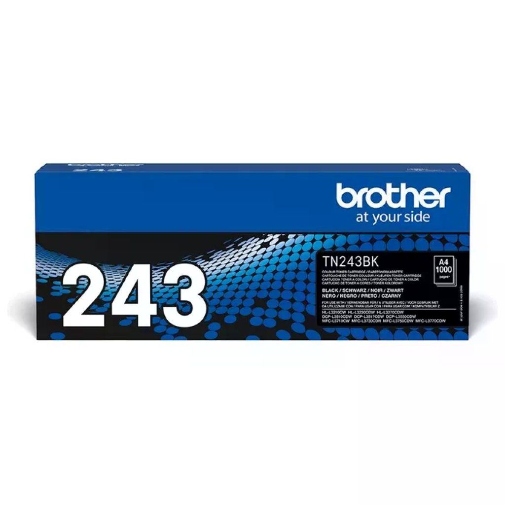 Brother TN243BK Toner Originale Nero – 1.000 Pagine Brother TN243BK Toner Originale Nero – 1.000 Pagine