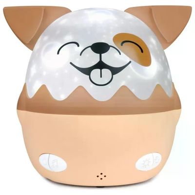 BIG BEN NLPKIDSDOG Luce notturna a forma di cane con proiezione 360° musica wireless e timer colore