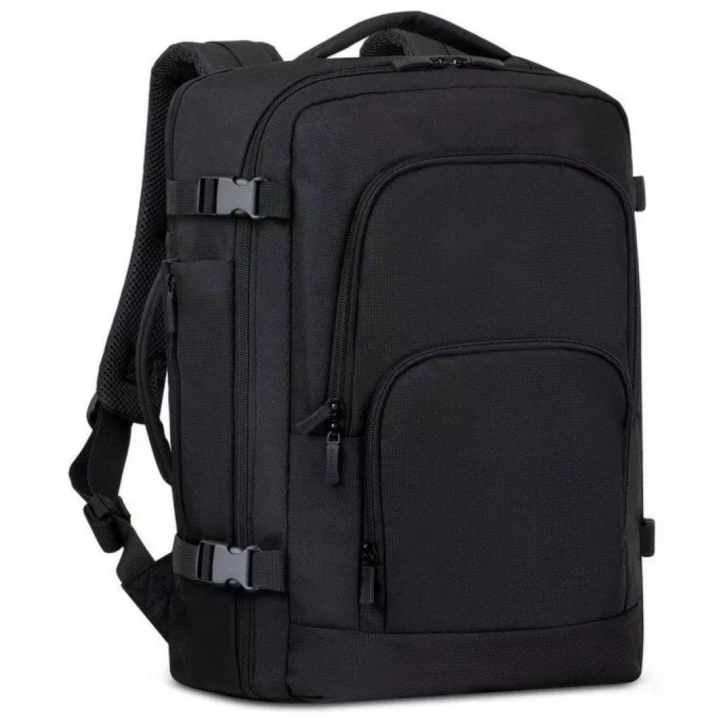 Rivacase 8461 Travel Eco Zaino per Notebook 17.3'' RPET Scomparto Tablet Tracolla Imbottita colore Nero