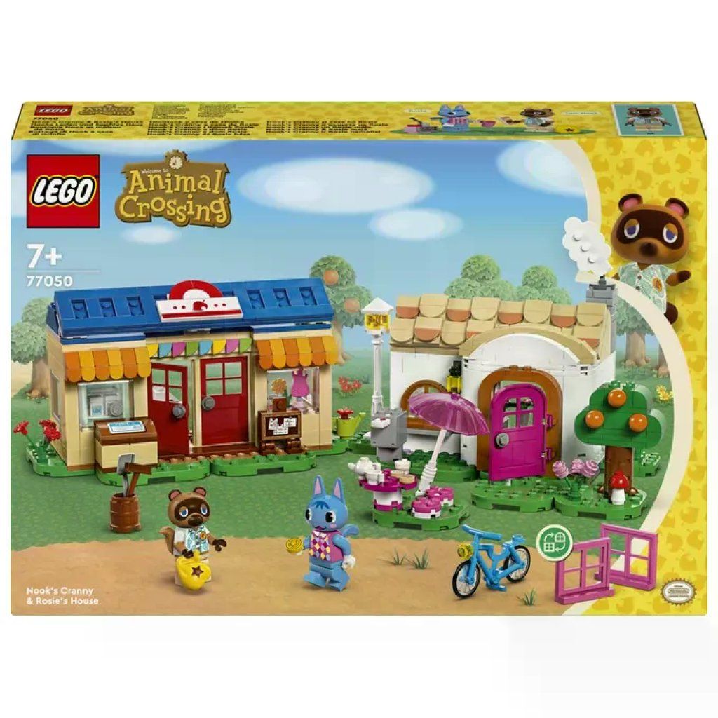 LEGO 77050 Animal Crossing Bottega di Nook e Casa di Grinfia Giocattolo Costruibile con 2 Minifigure e LEGO 77050 Animal Crossing Bottega di Nook e Casa di Grinfia Giocattolo Costruibile con 2 Minifigure e