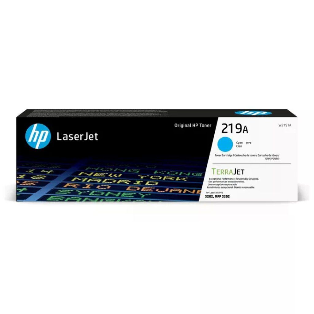 HP 219A Cartuccia Toner Originale Ciano TerraJet per LaserJet HP 219A Cartuccia Toner Originale Ciano TerraJet per LaserJet