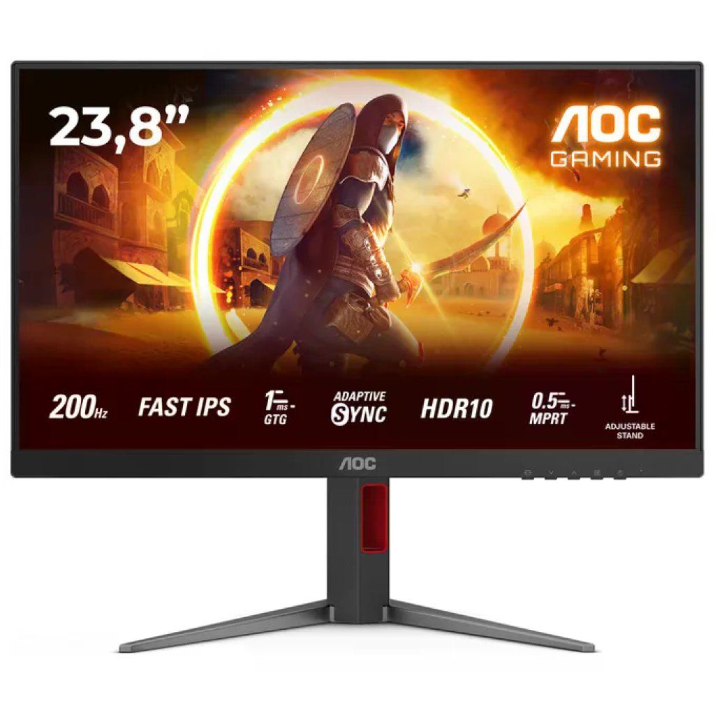 Aoc G4 24G4HA Monitor Pc 23.8'' Full HD Led Nero-Rosso Aoc G4 24G4HA Monitor Pc 23.8'' Full HD Led Nero-Rosso