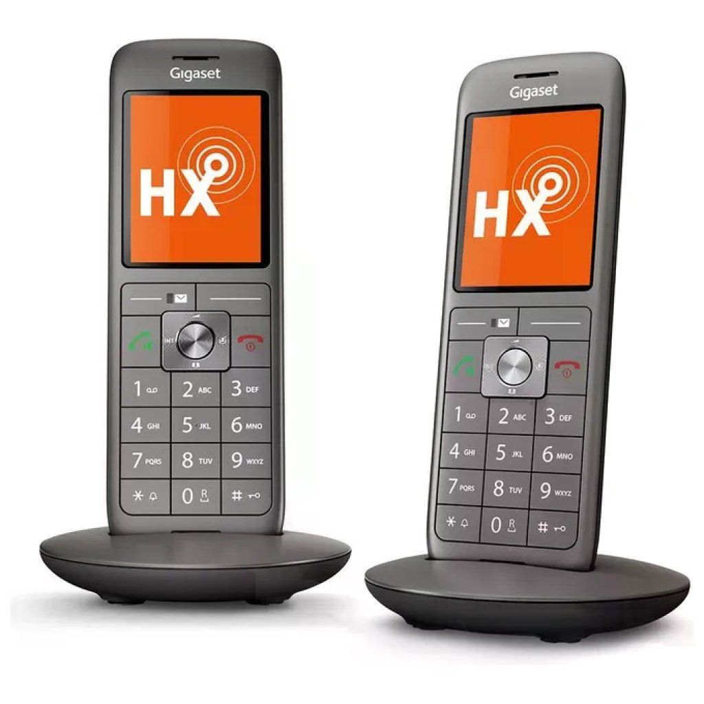Gigaset L36852-H2862-B101 CL660HX Telefono Cordless DECT Duo Vivavoce Display TFT 2.4'' VoIP CAT-iq 2