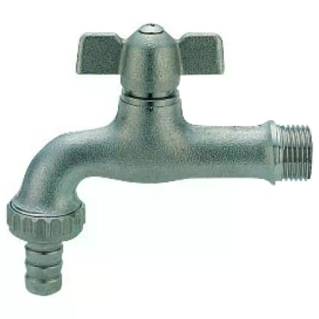 Enolgas Rubinetto Curvo con Portagomma 1-2 H0004n04
