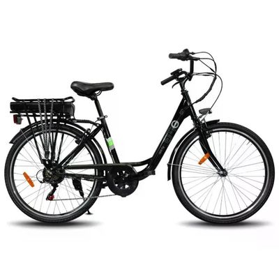 Emg Bicicletta Elettrica Nera 26'' Acciaio Display Led Shimano