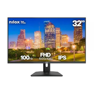 Nilox NXM32FHD1001 Monitor PC 32'' IPS Full HD 1920x1080 100Hz 4ms HDMI VGA VESA 75x75 Low Blue Light Nilox NXM32FHD1001 Monitor PC 32'' IPS Full HD 1920x1080 100Hz 4ms HDMI VGA VESA 75x75 Low Blue Light