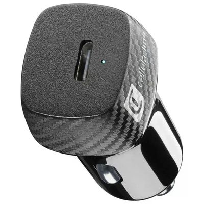 Cellularline CBRSMKITC2CPD25WW Super Fast Car Power Kit 25W Caricabatterie da Auto USB