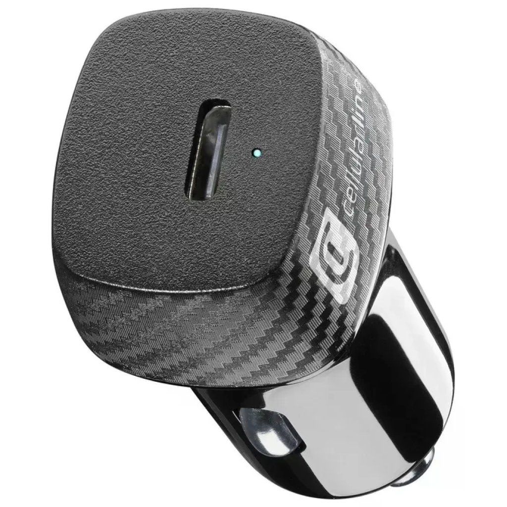 Cellularline Super Fast Car Power Kit USB-C 25W Nero
