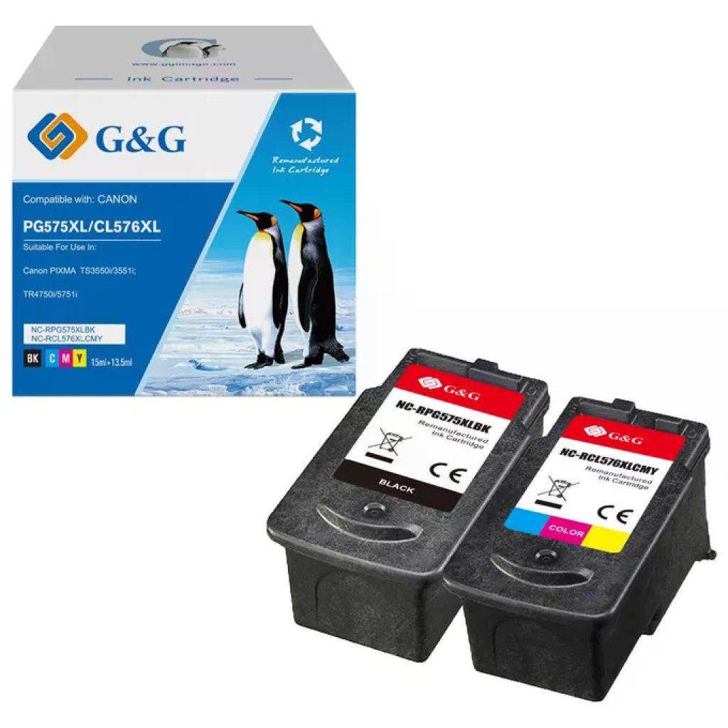 G&G Cartucce Compatibili Canon PG-575XL e CL-576XL G&G Cartucce Compatibili Canon PG-575XL e CL-576XL