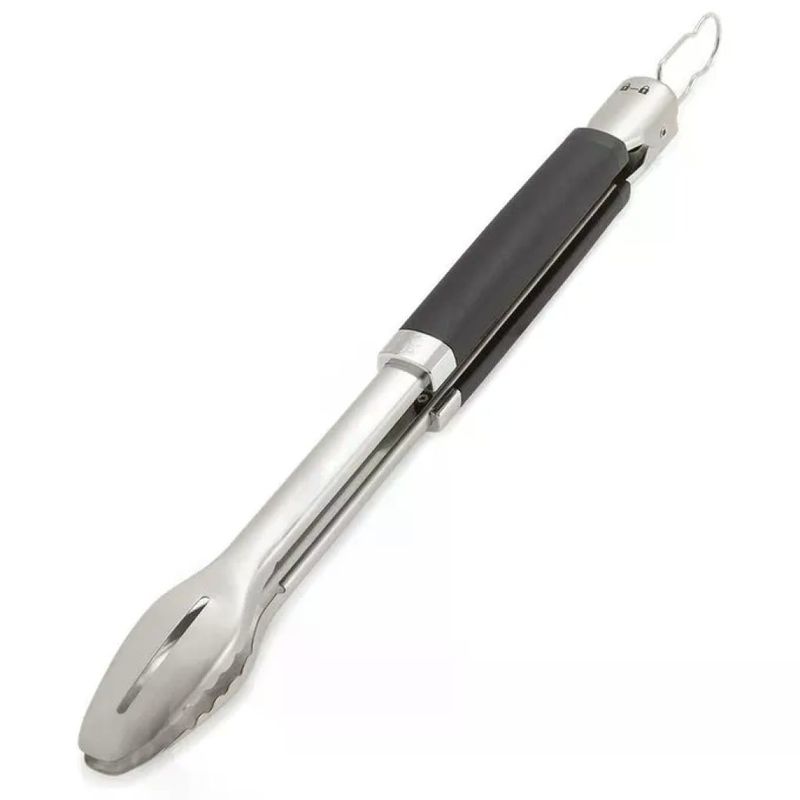Weber 6760 Precision Pinza per Barbecue Acciaio Inossidabile 46 cm Impugnatura Soft
