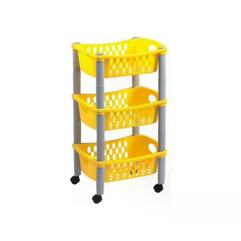 Stefanplast Otello – Carrello da cucina a 3 piani
