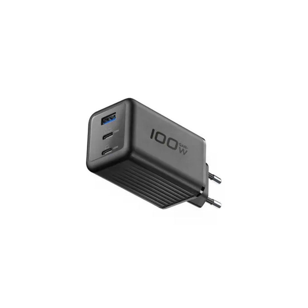 CELLULARLINE Cellular Line ACHKITGAN100WLAPK Caricabatterie da Rete USB-C 100W GaN+ Power Delivery con Cavo USB CELLULARLINE Cellular Line ACHKITGAN100WLAPK Caricabatterie da Rete USB-C 100W GaN+ Power Delivery con Cavo USB