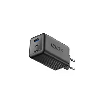 CELLULARLINE Cellular Line ACHKITGAN100WLAPK Caricabatterie da Rete USB-C 100W GaN+ Power Delivery con Cavo USB CELLULARLINE Cellular Line ACHKITGAN100WLAPK Caricabatterie da Rete USB-C 100W GaN+ Power Delivery con Cavo USB