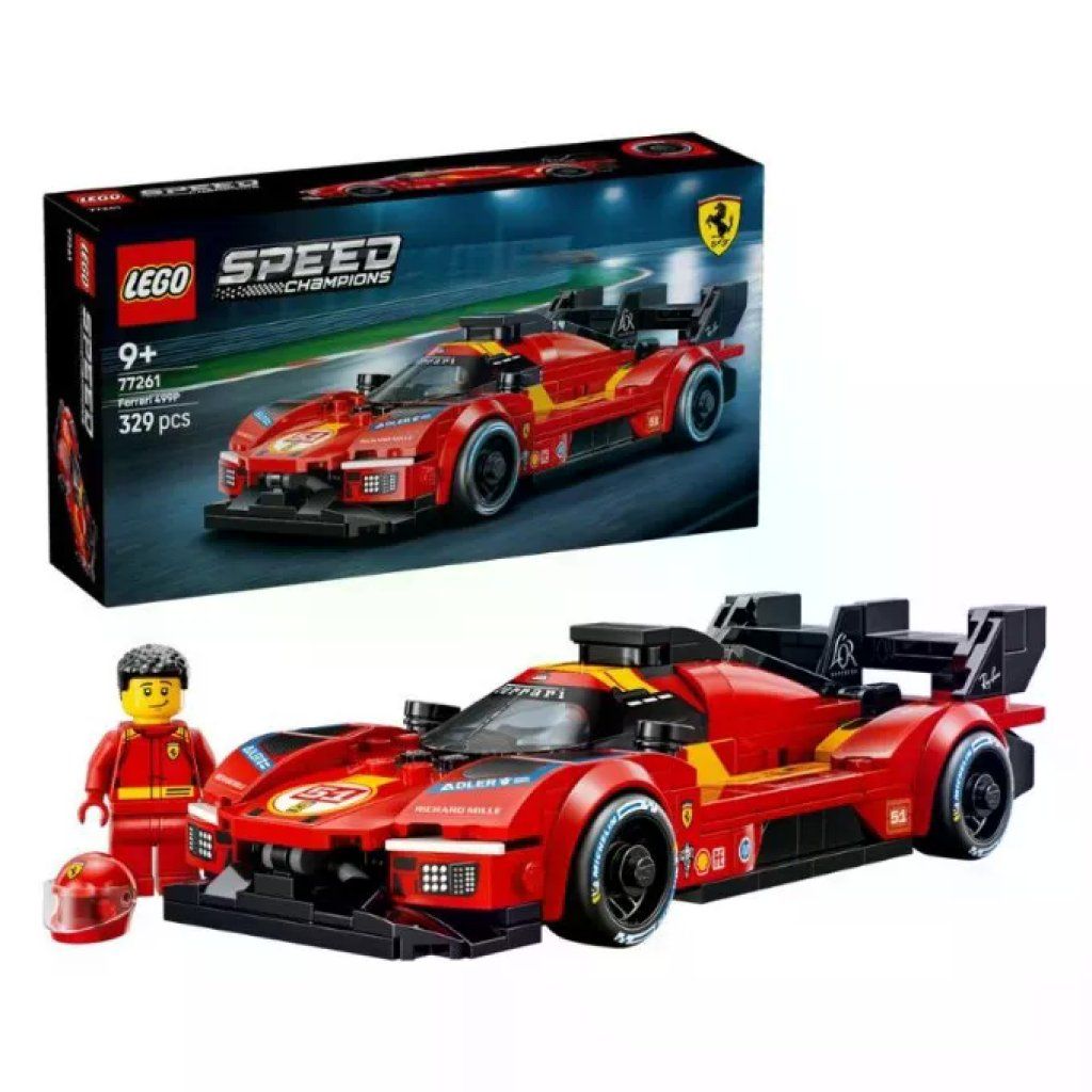 LEGO Speed Champions Ferrari 499P – Set da 329 pezzi con pilota
