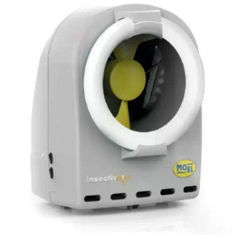 Moel 361B Insectivoro Elettroinsetticida ad Aspirazione 55W 900-1050 rpm doppia velocita' UV