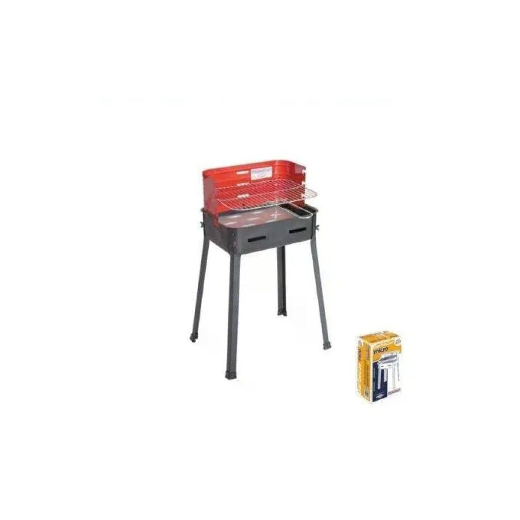 FILCASALINGHI Barbecue da Tavolo e Giardino Micro 37 x 27 x 68 cm