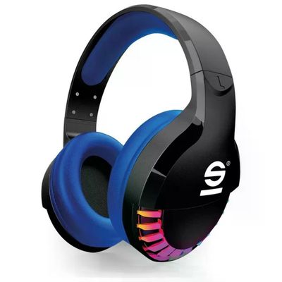 Celly Speed SPWHEADPHONE Cuffie Gaming Wireless Over-Ear RGB Nero/Blu