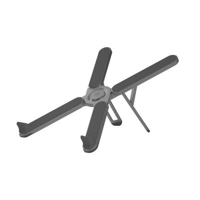 Celly X Shape Supporto Pieghevole per Laptop in Alluminio