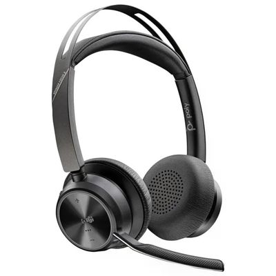 Poly Voyager Focus 2 Cuffie Bluetooth con adattatore USB-C-A Poly Voyager Focus 2 Cuffie Bluetooth con adattatore USB-C-A