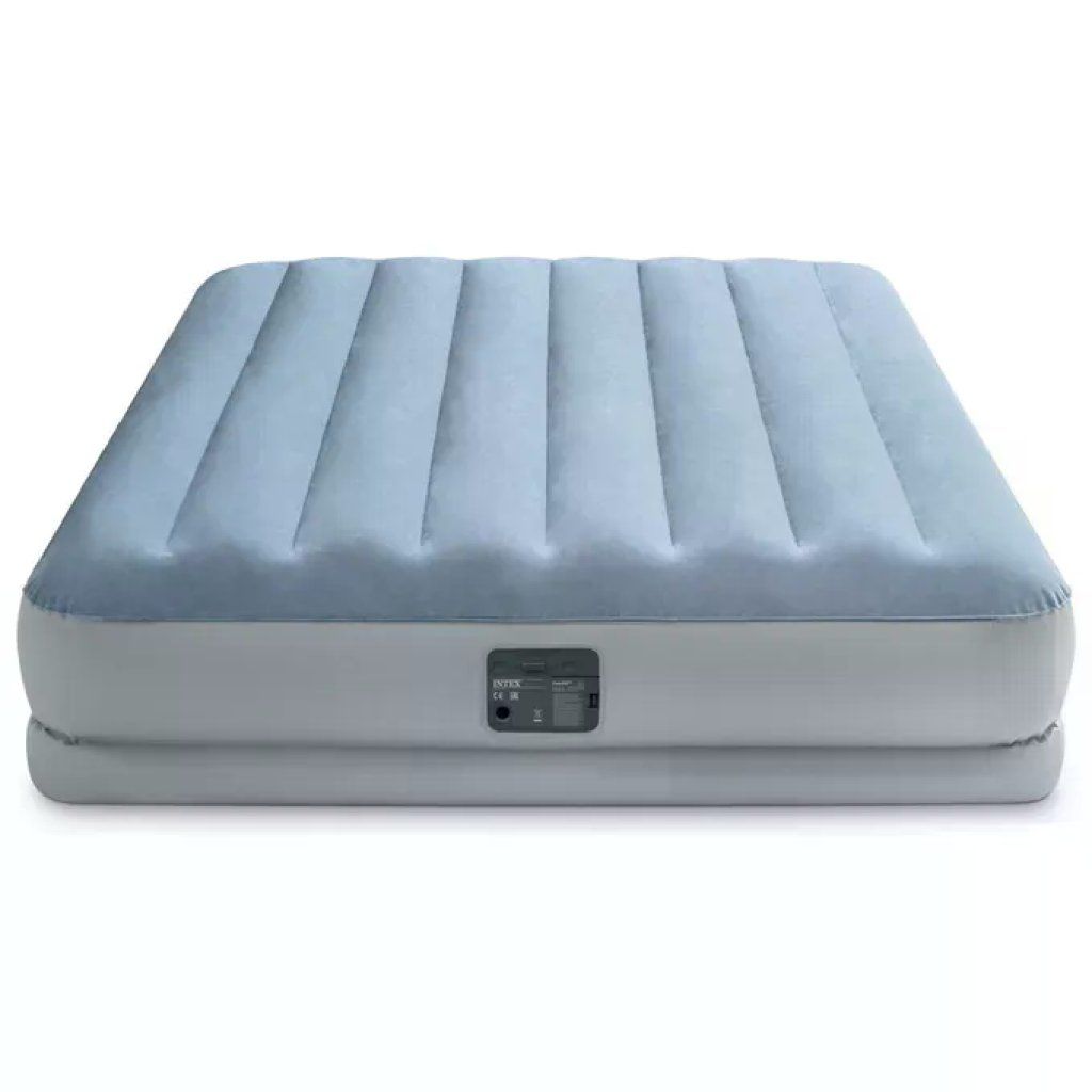 Intex 64159 Dura-Beam Mid-Rise Comfort Materasso Gonfiabile Matrimoniale 152x203x36 cm Fiber