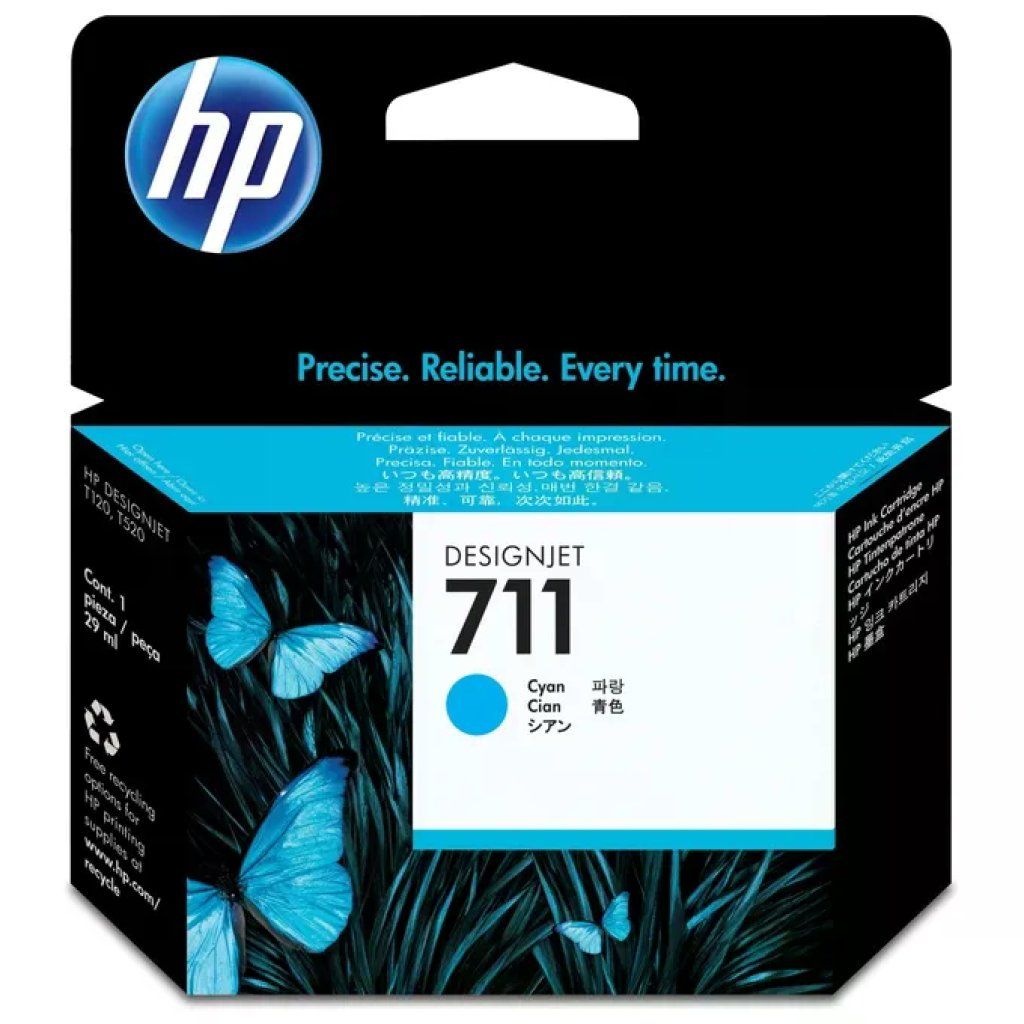 HP Cartuccia originale HP DesignJet 711 Ciano 29 ml – CZ130A HP Cartuccia originale HP DesignJet 711 Ciano 29 ml – CZ130A