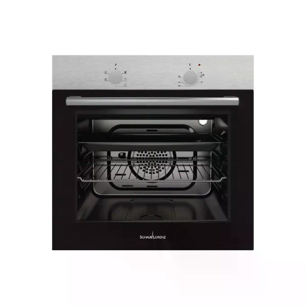 Schaub Lorenz SSFE6X5N Forno Elettrico Multifunzione 5 Funzioni Inox-Nero Da Incasso con Grill