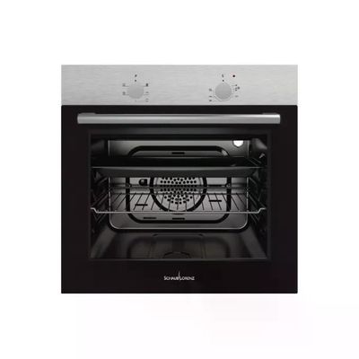 Schaub Lorenz SSFE6X5N Forno Elettrico Multifunzione 5 Funzioni Inox-Nero Da Incasso con Grill