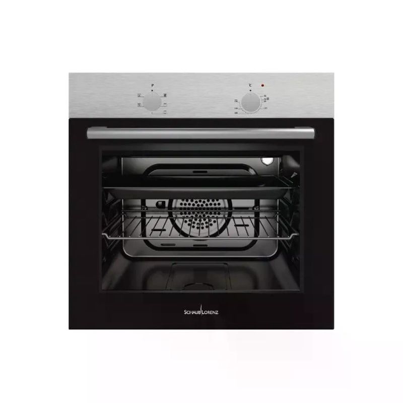 Schaub Lorenz SSFE6X5N Forno Elettrico Multifunzione 5 Funzioni Inox-Nero Da Incasso con Grill