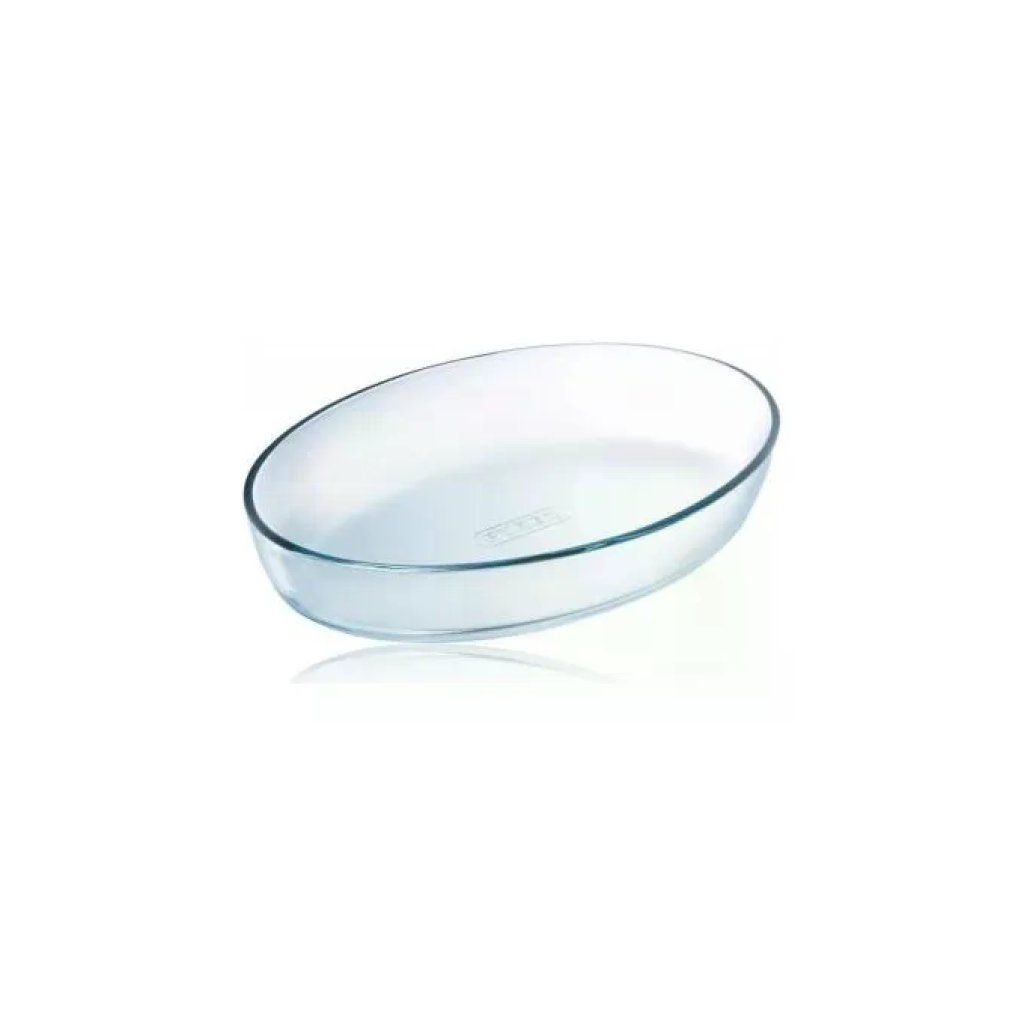Pyrex CLASSIC VIDRIO Essentials Tegame Ovale in Vetro Borosilicato 39x27x6 cm colore Trasparente