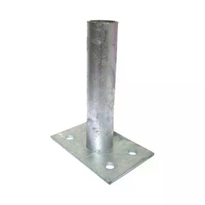 FERROBULLONI Tubolinea Classic – Supporto zincato per tubo 48 mm, piastra 15 × 10 cm