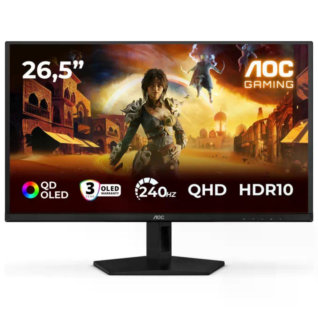 Aoc Monitor pc 27 pollici Qhd Qled 2560x1440 G4 Q27G41ZDF