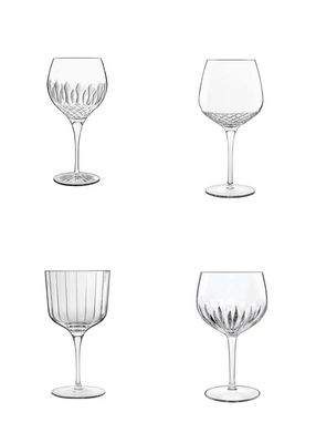 Bormioli Set 4 Calici in Vetro per Gin Tonic e Cocktail