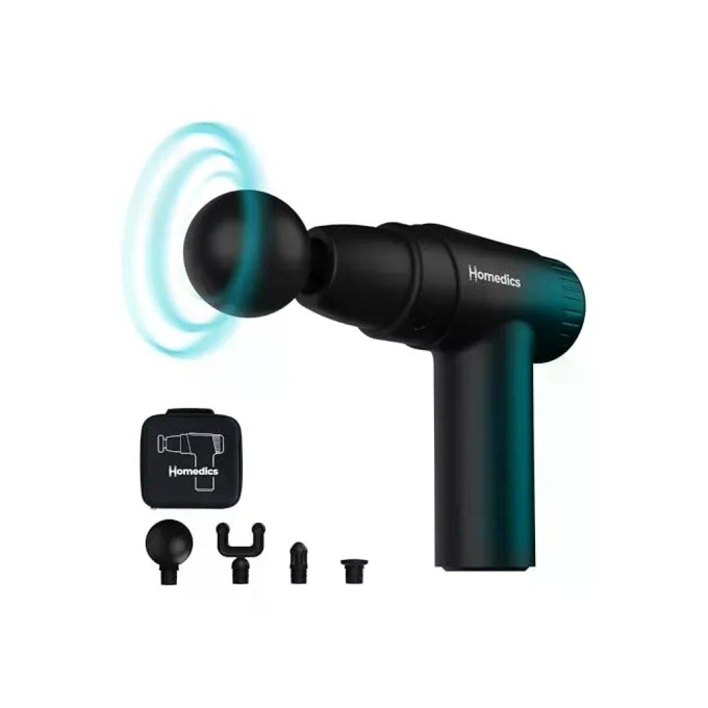 Homedics NOVO Mini Massage Gun Massaggiatore Muscolare Nero Homedics NOVO Mini Massage Gun Massaggiatore Muscolare Nero