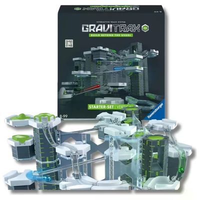 Ravensburger 22426 GraviTrax PRO Starter Set Verticale Pista Biglie Gioco di Costruzione STEM 145 pezzi 8 anni Ravensburger 22426 GraviTrax PRO Starter Set Verticale Pista Biglie Gioco di Costruzione STEM 145 pezzi 8 anni