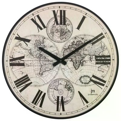 Lowell Trendy – Orologio da Parete con Mappa del Mondo