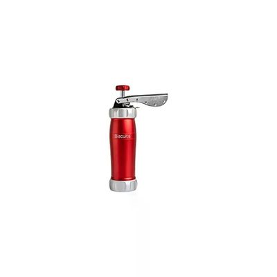 Marcato BI-DES-RSO Biscuits Design Pressa per Biscotti 20 Trafile Alluminio Anodizzato colore Rosso