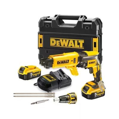 DEWALT DCF620D2K-QW Avvitatore per cartongesso 18V 2 batterie 2.0 Ah motore brushless velocita' 0