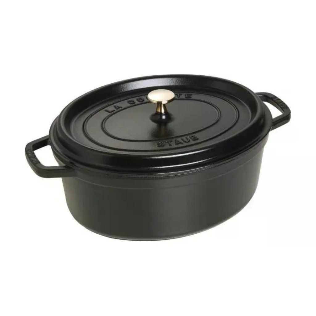 ZWILLING Staub 1003928 Cocotte Casseruola Ovale Ghisa Smaltata 29 cm 4,25 L Induzione colore Nero