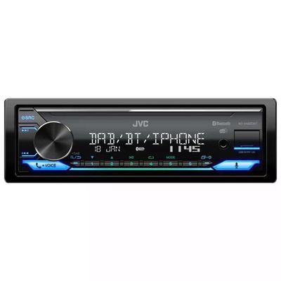 JVC KDX482DBT Autoradio Digitale 1 DIN 200 W Bluetooth DAB+ con Supporto Amazon Alexa colore Nero