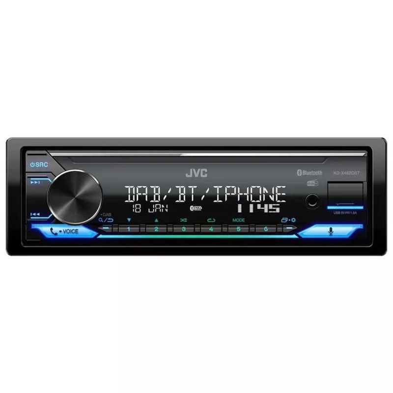 JVC KDX482DBT Autoradio Digitale 1 DIN 200 W Bluetooth DAB+ con Supporto Amazon Alexa colore Nero JVC KDX482DBT Autoradio Digitale 1 DIN 200 W Bluetooth DAB+ con Supporto Amazon Alexa colore Nero