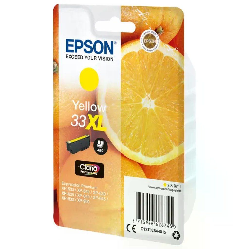 Epson Cartuccia Epson Claria Premium 33XL Giallo 8,9 ml