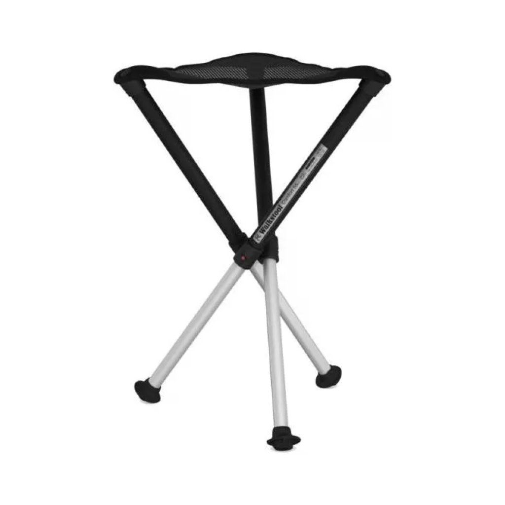 Walkstool Comfort 55 – Sgabello da campeggio pieghevole, nero