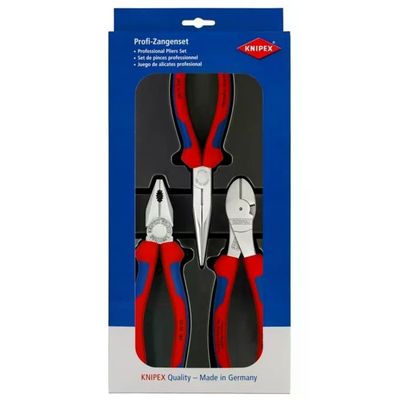 KNIPEX 00 20 11 V01 Set professionale di 3 pinze KNIPEX 00 20 11 V01 Set professionale di 3 pinze
