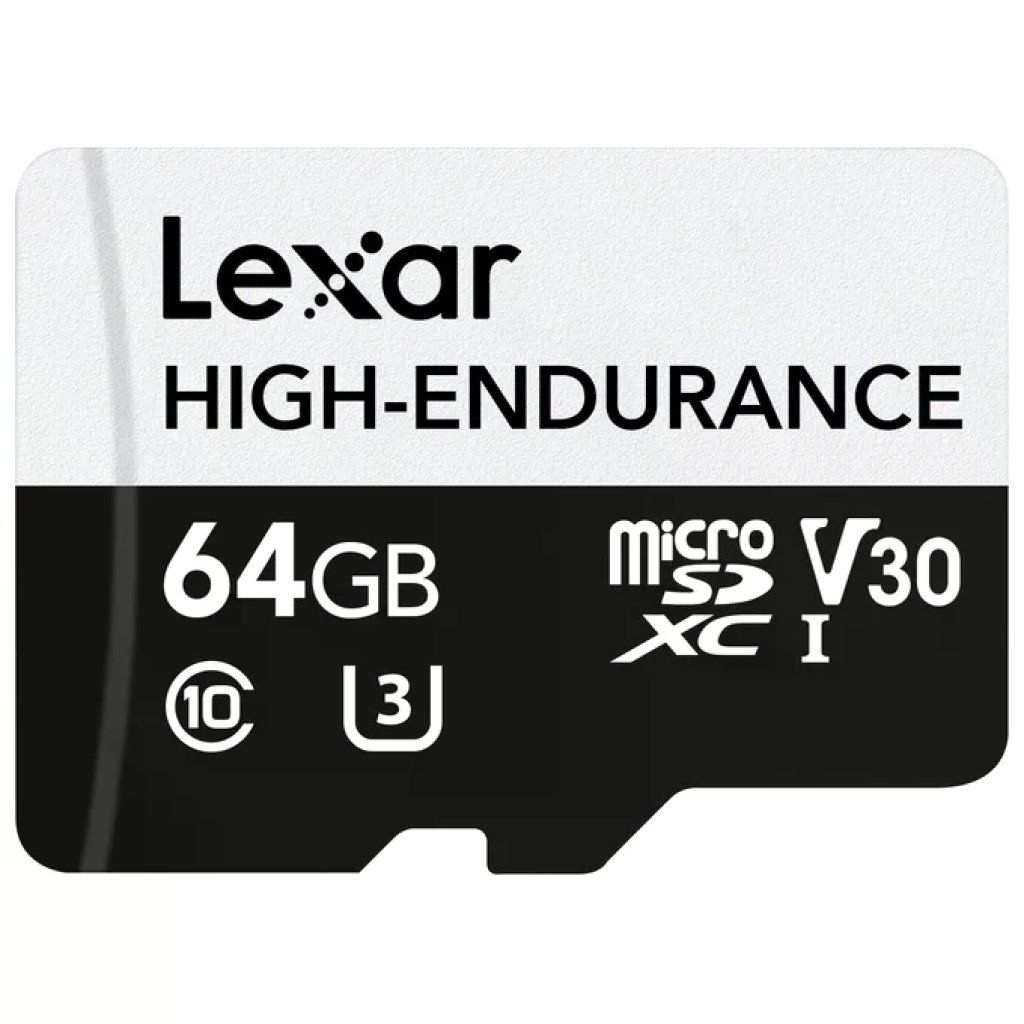 Lexar High-Endurance microSDXC 64 GB UHS-I U3 V30