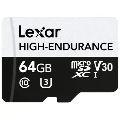 Lexar High-Endurance microSDXC 64 GB UHS-I U3 V30