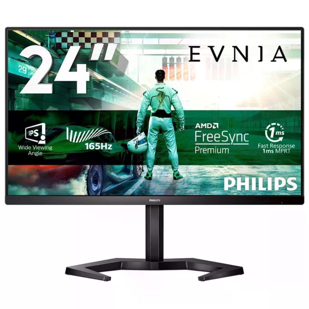 Philips 24M1N3200ZS-00 Evnia Monitor PC 23.8'' Full HD IPS 165Hz 1ms AMD FreeSync Premium colore Nero Philips 24M1N3200ZS-00 Evnia Monitor PC 23.8'' Full HD IPS 165Hz 1ms AMD FreeSync Premium colore Nero