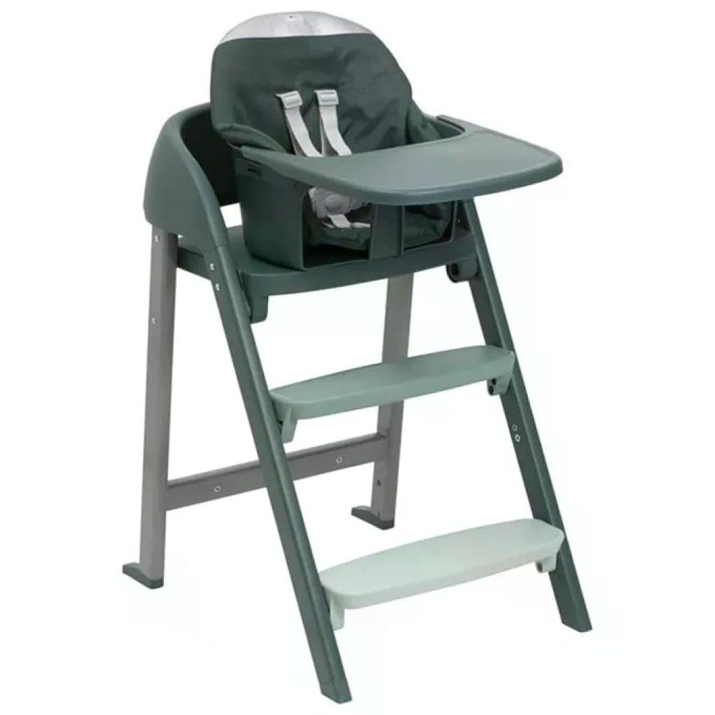 Chicco Crescendo Up Seggiolone Evolutivo 3 in 1 con Vassoio Cinture 5 Punti 6 Mesi 110 Kg colore Steel