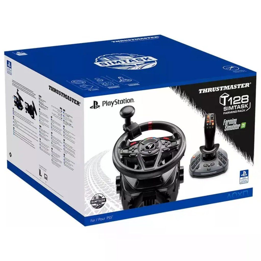 Thrustmaster T128 SimTask Farming Pack 4160937 volante con force feedback joystick FarmStick pedali T2PM