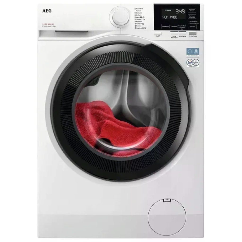 AEG LR6FG84 Serie 6000 Lavatrice Carica Frontale 8 Kg 1400 rpm Classe A ProSense Inverter (85x60x57 cm AEG LR6FG84 Serie 6000 Lavatrice Carica Frontale 8 Kg 1400 rpm Classe A ProSense Inverter (85x60x57 cm